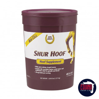 2.5 libras de suplemento para cascos de caballo shur hoof