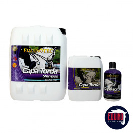 presentación shampoo para capa torda equinotec